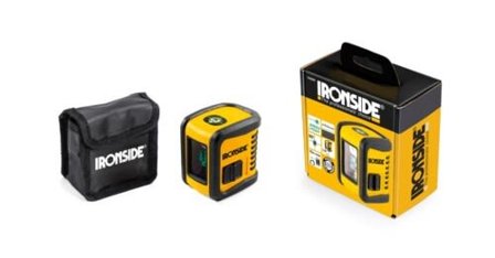 Ironside 103629 Krydslaser grøn laser, mini, Laserinstrument