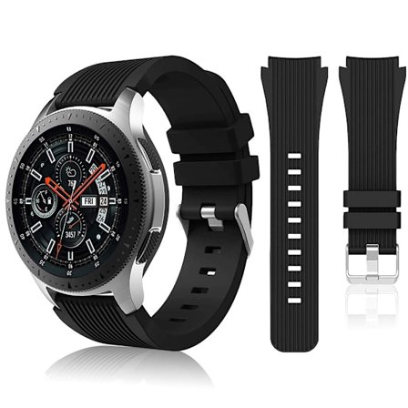 Yhteensopiva Samsung Galaxy Watch 46mm -rannekkeiden/Gear S3 Frontierin, Classic Watch -rannekkeiden/Galaxy Watch 3 45mm -rannekkeiden kanssa, 22mm 