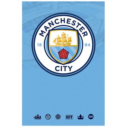 Manchester City Plakat Crest 162