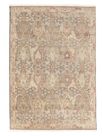 Hand Knotted Oushak Indo Rug 250X352 Orange/Brown