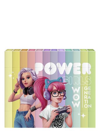 WOW Generation Wow Generation, Double-Ended Squared Markers - Multi/patterned - ONE SIZE