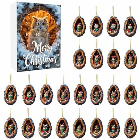 Julekalender Trehull Dyre Juledekorasjon - WELLNGS