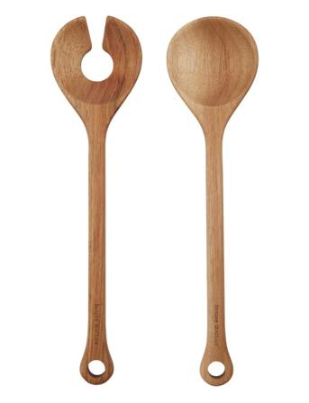 House Doctor Salad Servers, Hdeya, Nature Brun