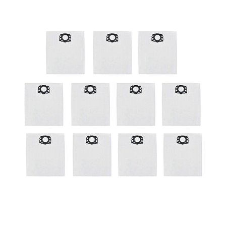 11 stk støvpose rengjøringsposer erstatninger for Mv4 Mv5 Mv6 Wd4 Wd5 Wd6 støvsugerpose tilbehør