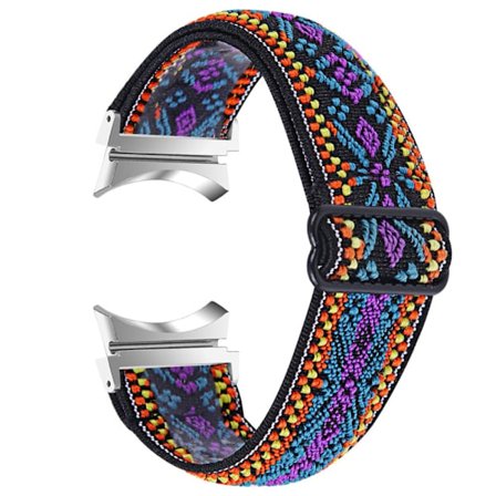 Elastiskt klockarmband med coolt mönster för Samsung Galaxy Watch 4 - Gul / Gul