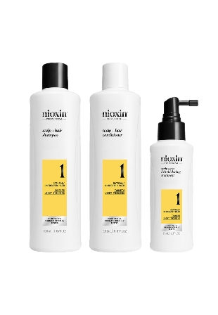 Nioxin System 1 Trial Kit for Thinning Hair Presentaskar & set Unisex 150ml150ml,50ml