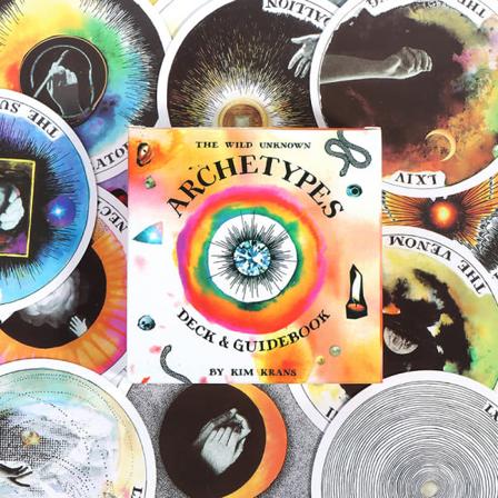 Vilda okända arketyper Tarot Engelsk brädspel spådom pr Multicolor onesize Multicolor onesize
