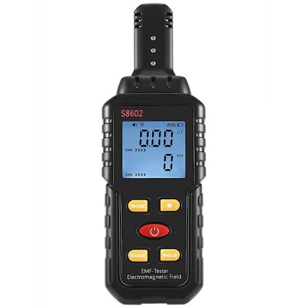 3-i-1 Strålingsdosimeter Teller Geiger Emf Meter Automatisk Alarm Sanntidsmåling Strålingsdetektor Tester