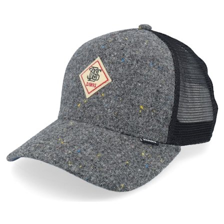Djinns - Grau trucker Cap - Hft Cap Mon Spots Dark Grey A-Frame Trucker @ Hatstore