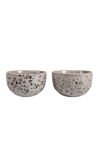 Sagaform Ditte Liten Skål, 2-Pack Serveringstillbehör Grå SMALL