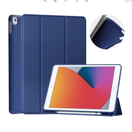 Fodral för iPad 10.2/10.5 iPad 8:e generationen 2020 iPad 7:e generationen 2019 Skyddsfodral Auto Sleep/Wake-Marine Utan iPad