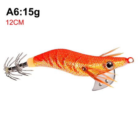 Räkor Squid Hook Simulering Set Av Squid Road Sub-bait Fishin