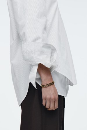 COS Women's Stacked Bangle in Gold