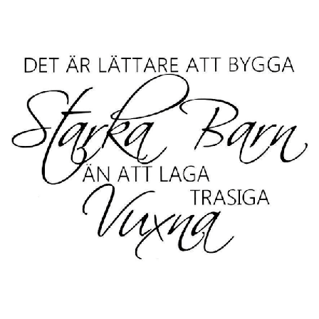 Väggord - DET ÄR LÄTTARE ATT BYGGA...