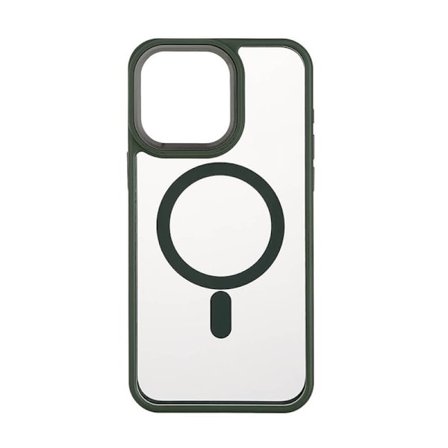 ONSALA Mobilskal Bumper MagSeries Green & Clear - iPhone 15 Pro Max