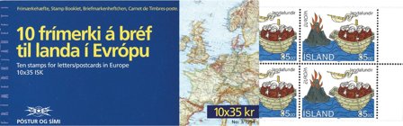 Island 1994 - AFA 790 - Frimærkehæfte - Postfrisk