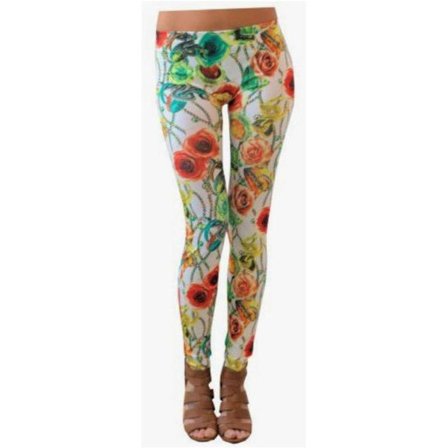 Färgglada blommor Leggings