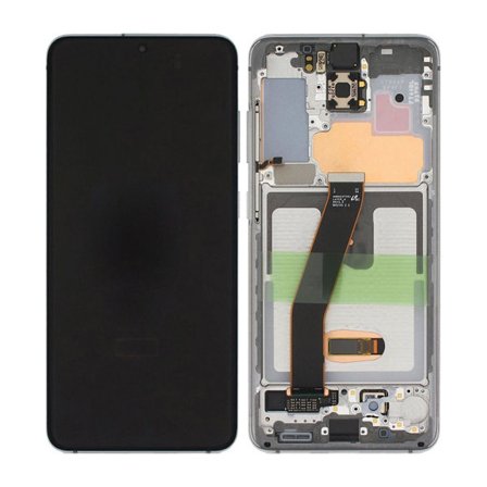 Samsung Galaxy S20 5G (SM-G980F) Skärm med LCD Display Original - Vit