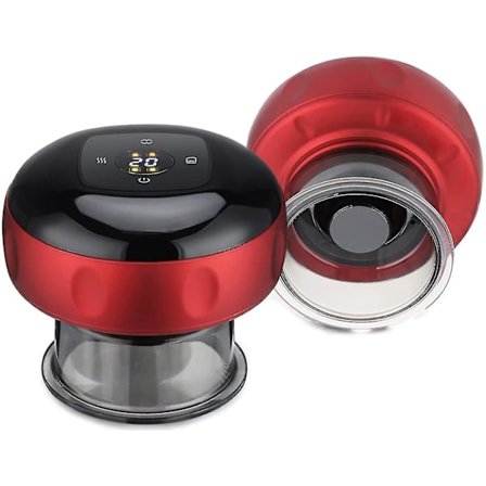 Smart Cupping Therapy Massager med Rød Lysterapi Elektrisk Cupping Massage Enhed til Cellulitefjernelse - niubi