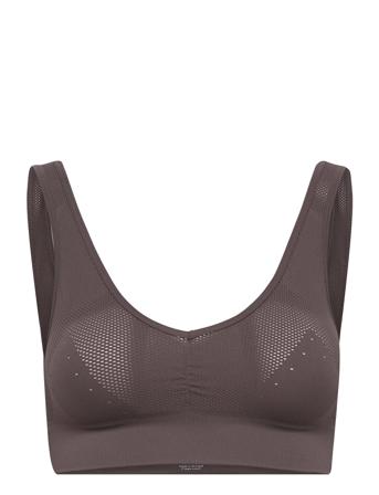 Seamless Mesh Bra Brown Filippa K
