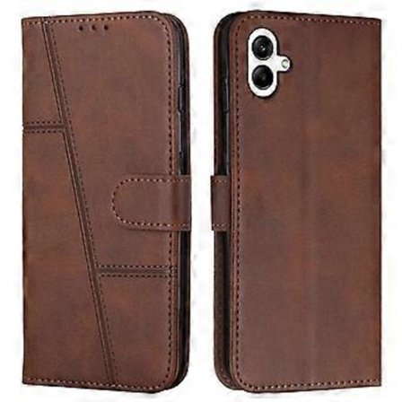 Til Samsung Galaxy A06 Etui Stand Flip Beskyttende Læder Telefon Cover