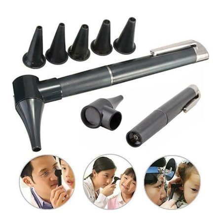 1 Indstil Diagnostic Ear Light Otoscope Ear Light Tool