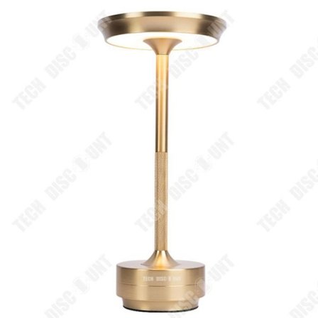 Yöpöytälamppu - TD - Kosketus - Ladattava USB - LED - Kullattu - Luksus