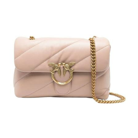 Pinko Shoulder Bags Pink, Dame Skuldertasker, Størrelse: ONE Size