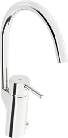 Oras Optima 2839FN Kjøkkenkran med avstenging Krom, Baderom