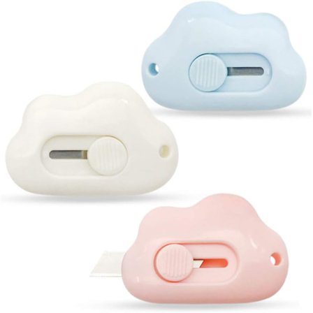 3 kpl pilvi muotoinen mini leikkuri, kannettava, sopii C,ZQKLA