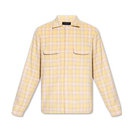 Allsaints - Skjortor - Gul - Herr - Storlek: Xl, Herr, Storlek: XL