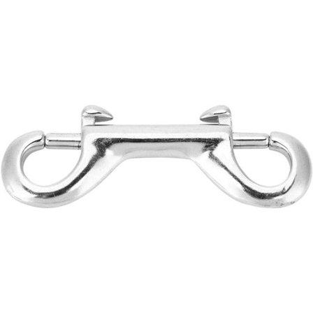 1 x 90 mm dykkrog med dobbelt ender, rustfrit stål dobbelt ender klemme