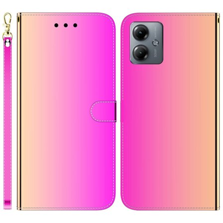Mirror Motorola Moto G14 4g Flippetui - Rose