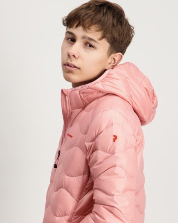 Peak Performance Jr Helium Down Hood Jacket Rose Vestes Garçon - Kids Brand Store