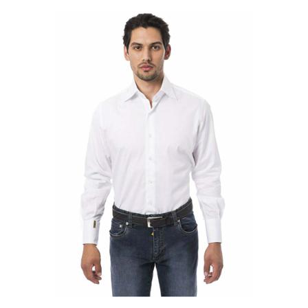 Billionaire, Formal Shirt Wit, Heren, Maat:S