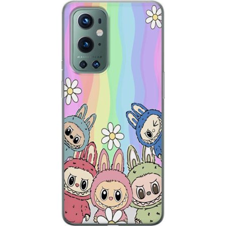 Kompatibelt Mobildeksel til OnePlus OnePlus 9 Pro Regnbage