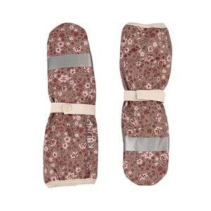 Kuling Vilnius Recycled Rain Mittens Lilac Flower 0-1 Years - Gloves and mittens - 0-1 years - Purple