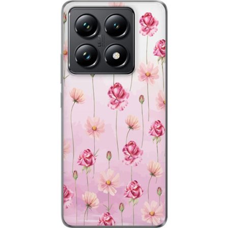 Kompatibelt Mobildeksel til Xiaomi 14T Pro Rose Petal Whisper