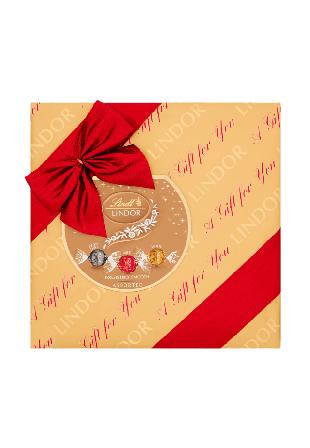 Lindt LINDOR utvalda praliner presentask Skafferi & torrvaror 287G