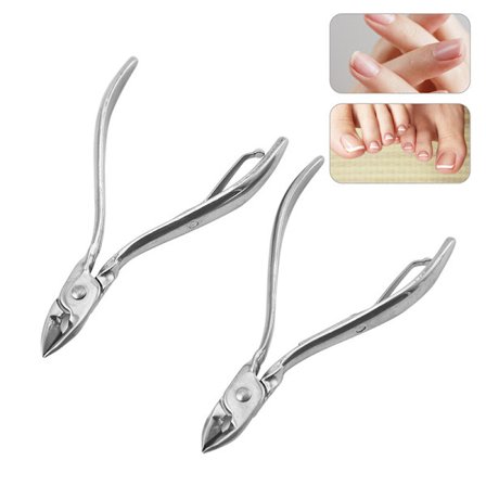 2 stycken nagelknipare med örn näsa för döda hud