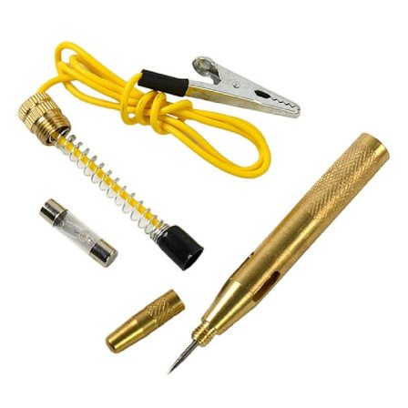 Bil Lastbil Spændingskredsløbstester DC6V 12V 24V Lang Sondepen Pære Bil Diagnostisk Værktøj Universal