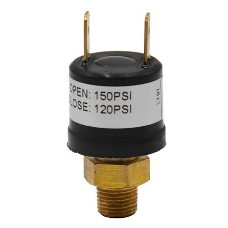 12V 120-150 PSI Lufttryksswitch Bedømt til Trompet Tog Horn Kompressor