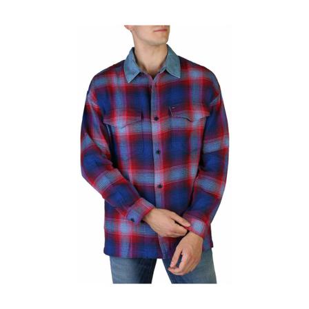 Tommy Hilfiger, Shirt Blauw, Heren, Maat:S,Katoen
