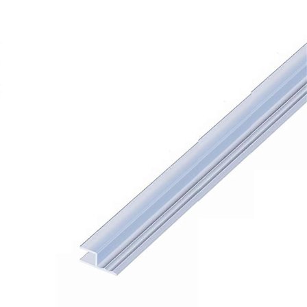 5M H Formet Gummi Glasforseglingsliste 6mm Silikone Badeværelse Bruseskærm Forseglingsliste Vindue Gummi Forsegling