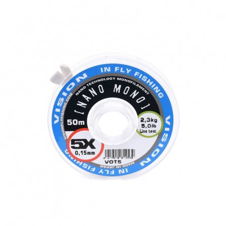 Vision Nano Mono 50m tippet 0X