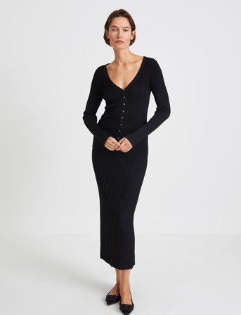 Stylein Perline Cardigan - Black - XS