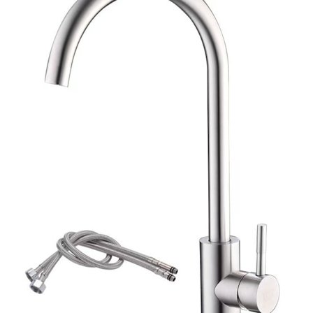 Kjøkkenbatteri, Høy Svingbar Kjøkkenkran med Enkel H