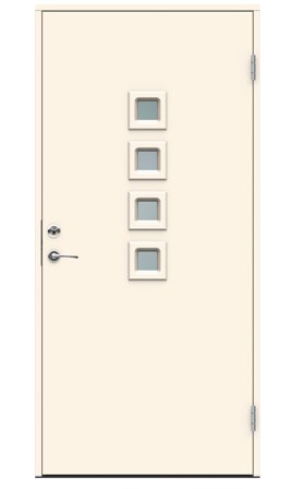 Swedoor Michigan Ytterdörr vit (S 0502-Y) 1980x988 mm, Dörrar