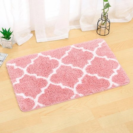 Halkfri badrumsmatta Absorberande badrumsmatta ROSA A A Pink A-A[XJ]_tfrf
