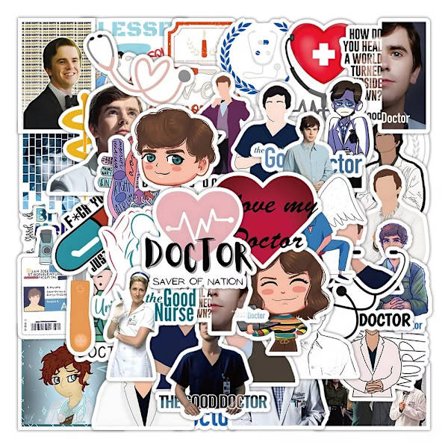 50st The Good Doctor Medical TV Drama Shaun Murphy Stickers Scrapbook Graffiti